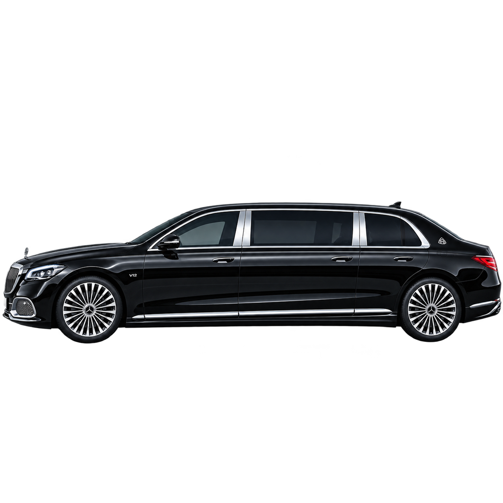 Mercedes Landjet chauffeur car London
